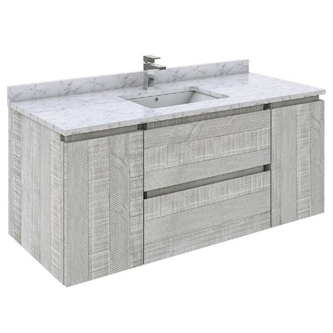 Fresca Formosa Modern 48" Ash Wall Hung Bathroom Vanity | FCB31-122412ASH-CWH-U