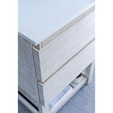 Fresca Formosa Modern 23" Rustic White Floor Standing Open Bottom Bathroom Base Cabinet | FCB3124RWH-FS