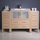 Fresca Torino 54" Modern Bathroom Cabinets w/ Integrated Sink