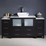 Fresca Torino 60" Modern Bathroom Cabinets w/ Top & Vessel Sink