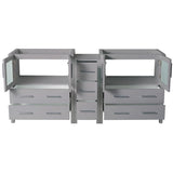 Fresca Torino 72" Gray Modern Bathroom Cabinets