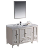 Fresca Oxford 54" Traditional Bathroom Vanity