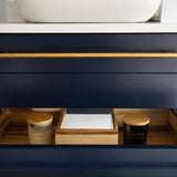 Fresca Lucera Modern 24" Royal Blue Vessel Sink Bathroom Vanity Set | FVN6124RBL-VSL