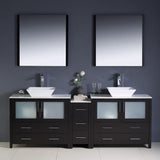 Fresca Torino 84" Double Vessel Sink Vanity