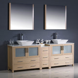 Fresca Torino 84" Double Vessel Sink Vanity