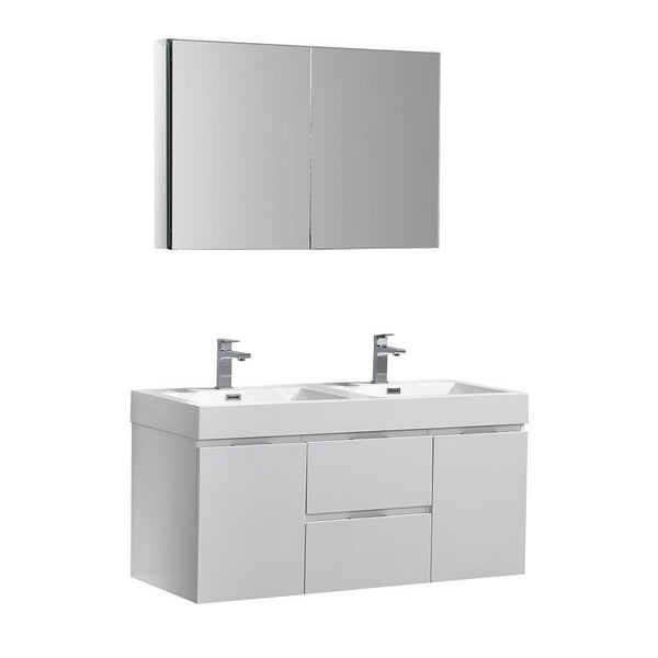 Valencia 48" Wall Hung Vanity